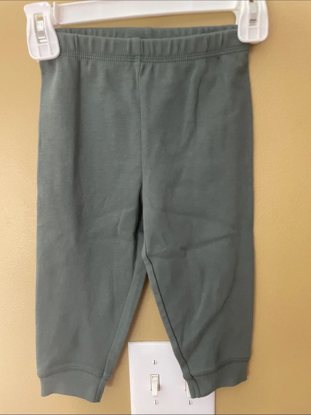 NWT 3-Piece Carter's Green Striped Bodysuit, Olive Pants & Dino Hooded Jacket
